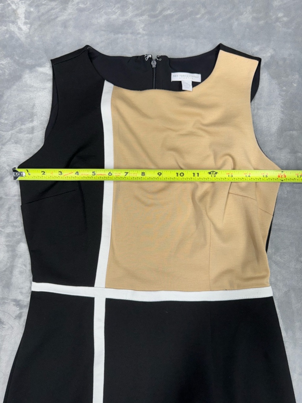 New‎ York & Company Black and Tan Dress - Picture 8 of 9